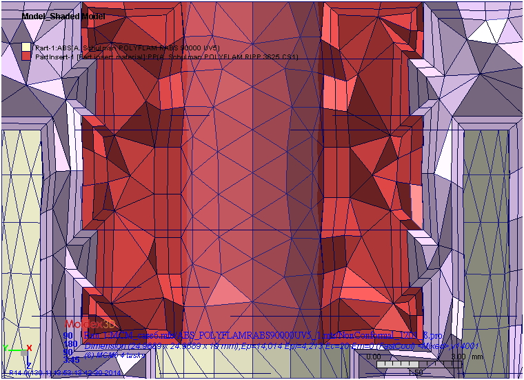 Non-matching mesh model